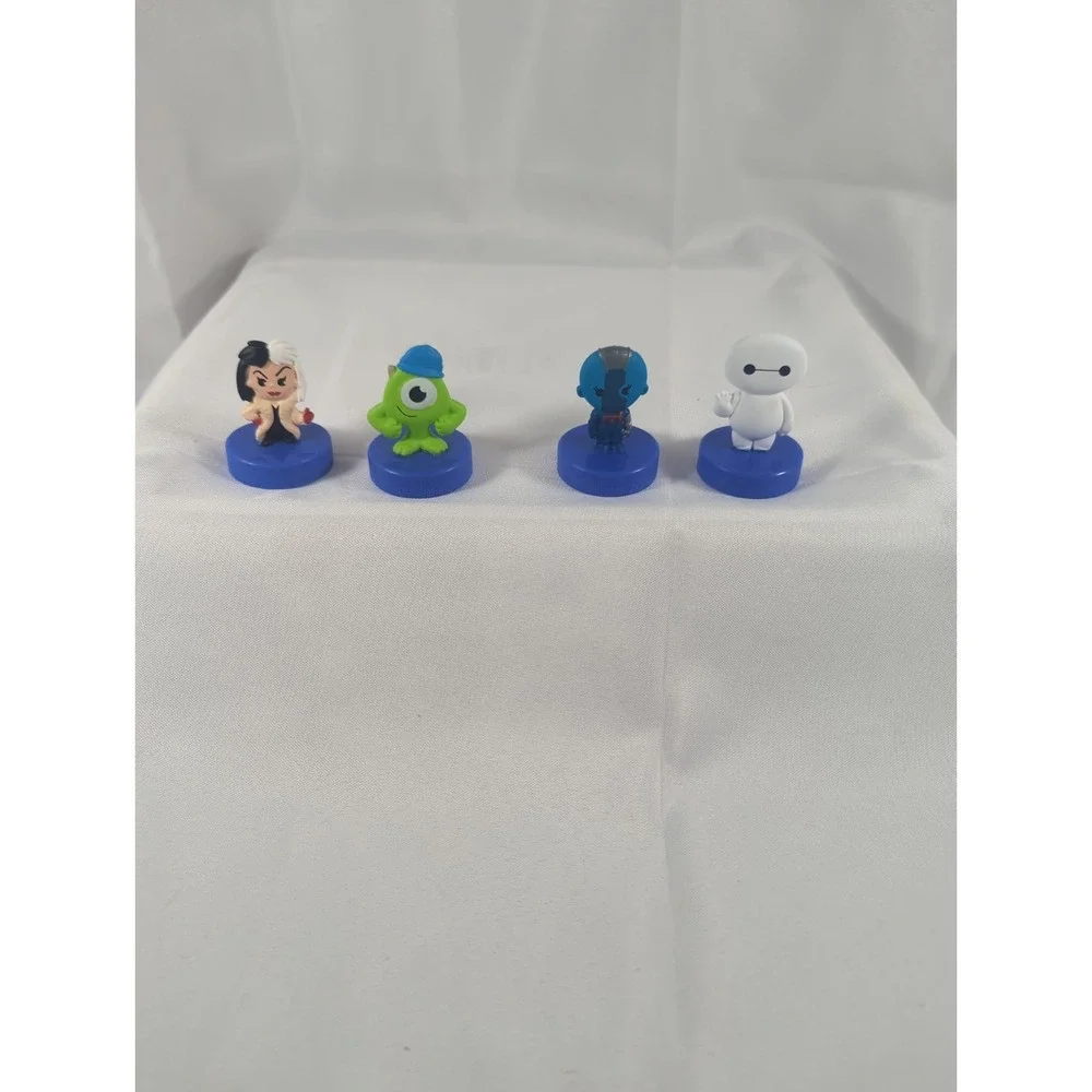 Lot of 4 Disneyland 70th Anniversary McDonalds Happy Meal Toys Figures